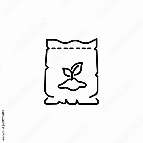 garden soil icon sign vector
