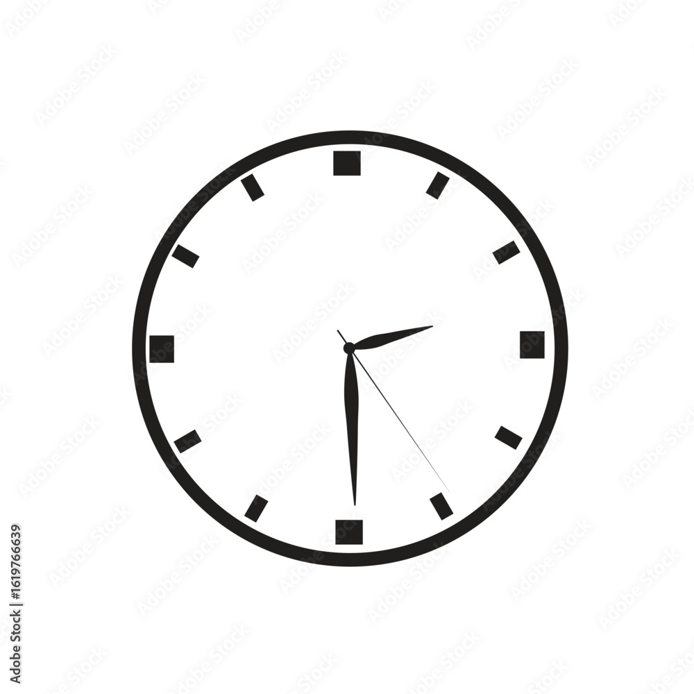 vector clock icon vector clock icon