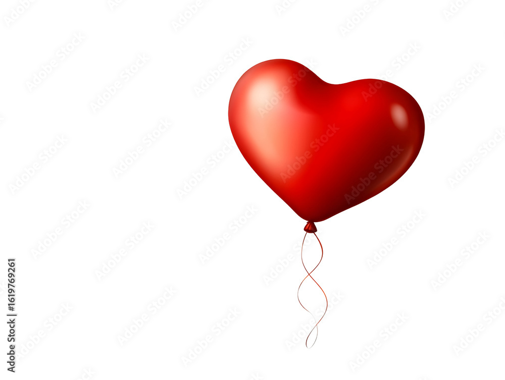 Shiny Red Heart-Shaped Balloon. Romantic Love Symbol PNG. Isolated Smooth Red Heart Shape for Love and Romance Shiny Red Heart-Shaped Balloon. Romantic Love Symbol PNG. Isolated Smooth Red Heart Shape for Love and Romance