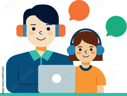 Team Leader Mentoring Junior Support Agent In Digital Support
