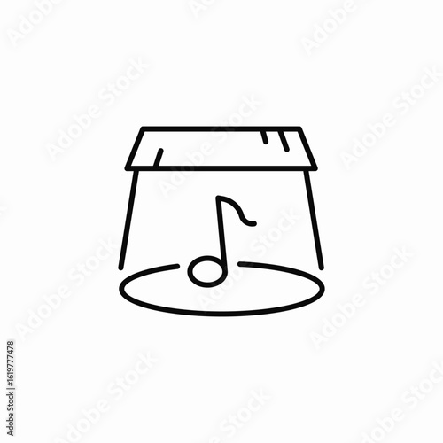 music note icon sign vector
