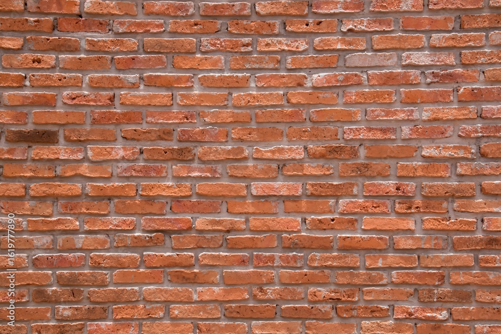 Naklejka premium Seamless Orange Brick Wall