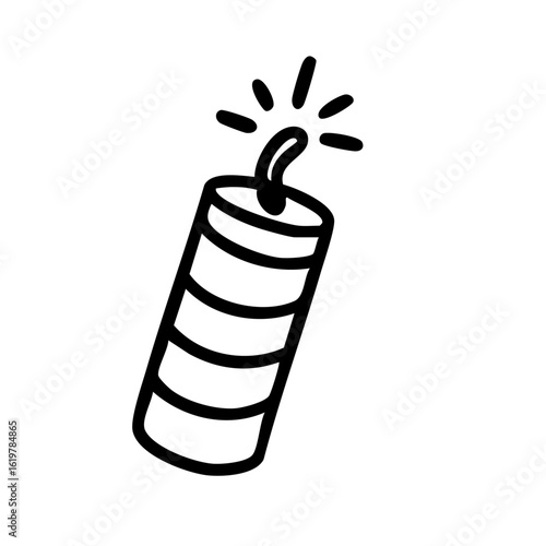 ダイナマイト　線画