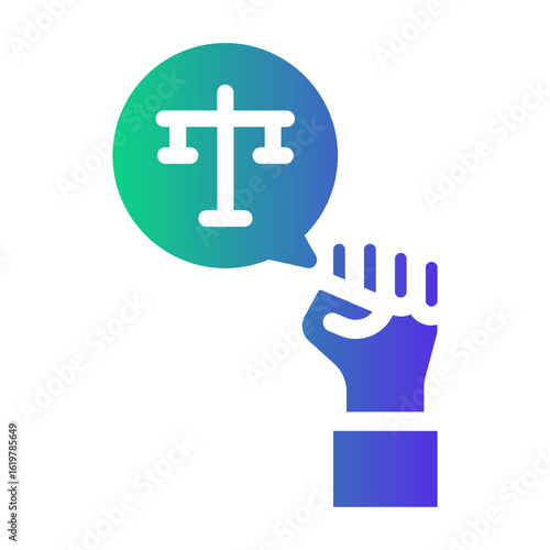 justice Gradient icon