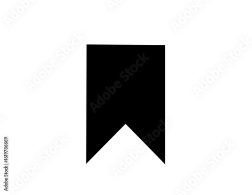 Black Bookmark Icons 