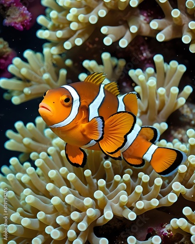 clown fish in aquarium