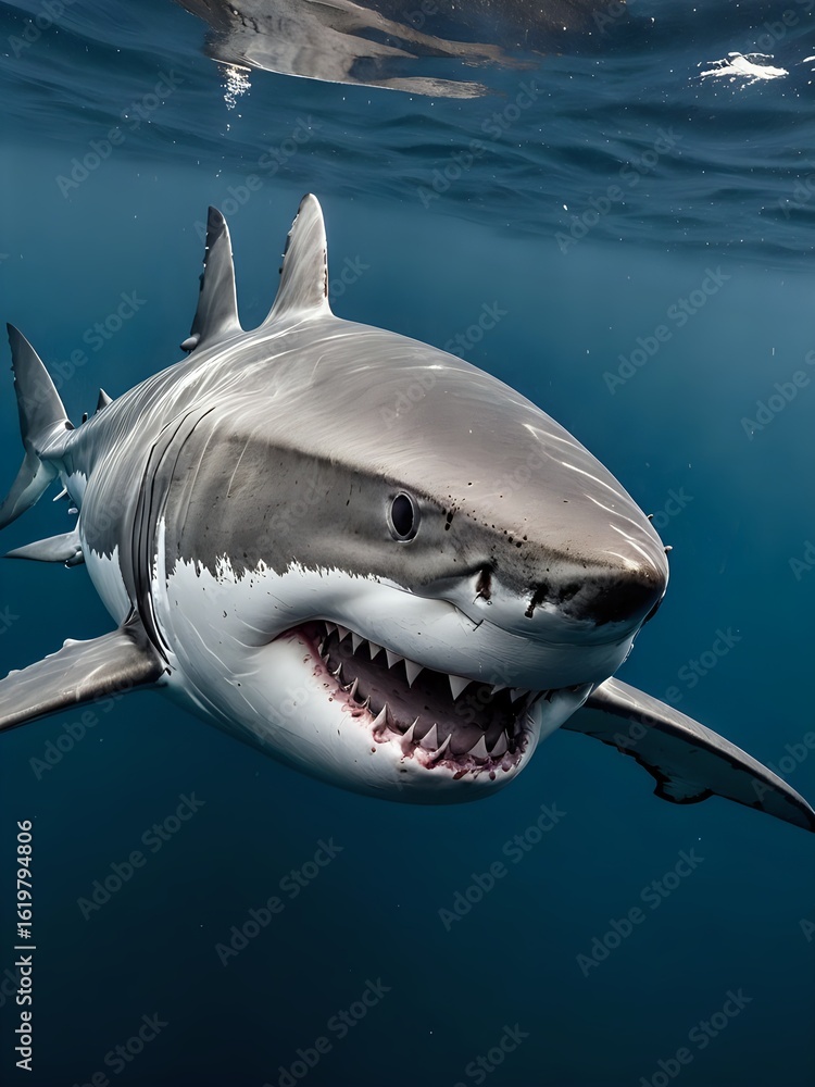 Obraz premium great white shark