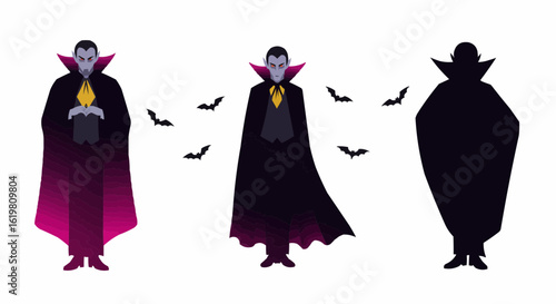 Vampire illustration.