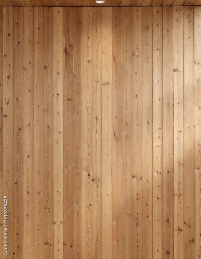 Fototapeta premium Light-toned wood paneling