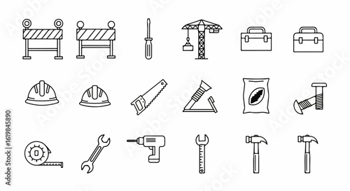 Construction and Maintenance Tools Set