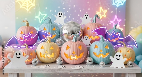  Whimsical Pink & Neon Spook