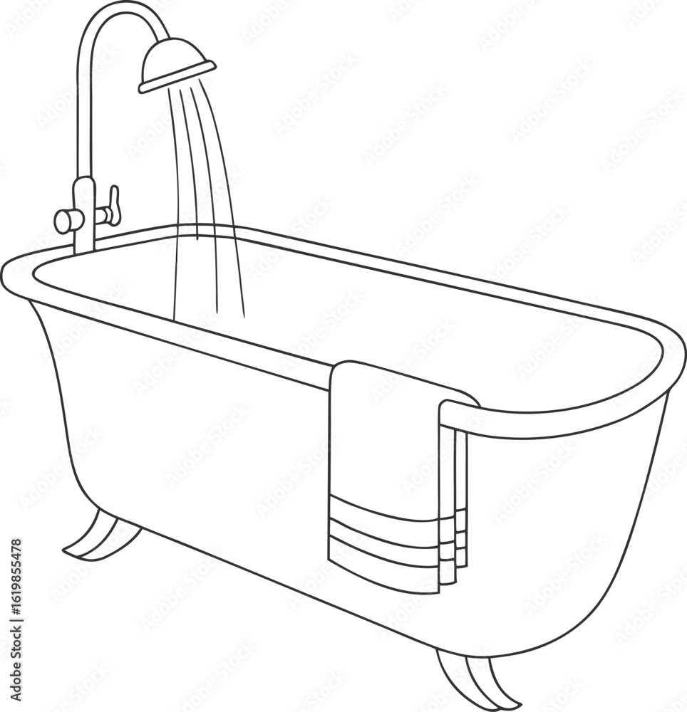 Fototapeta premium shower in bathroom
