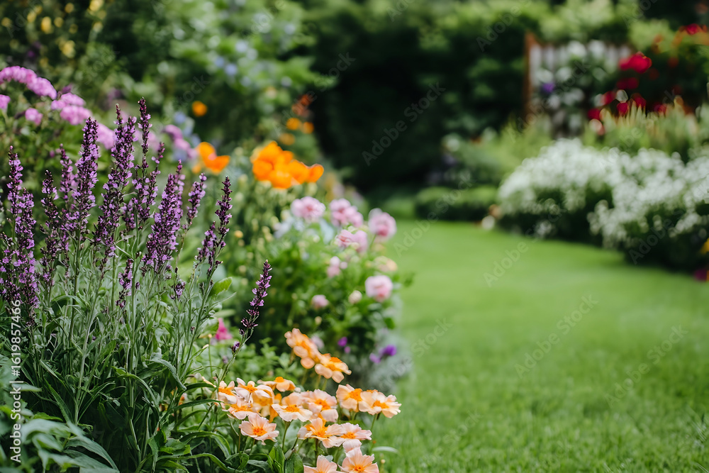 Obraz premium flowers in the garden