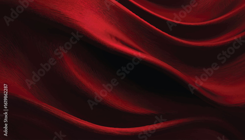 Elegant Red silk satin vector background. Red luxury silk cloth or satin texture with copy text space. Luxury trendy background for presentation, brochure, booklet,poster, banner.