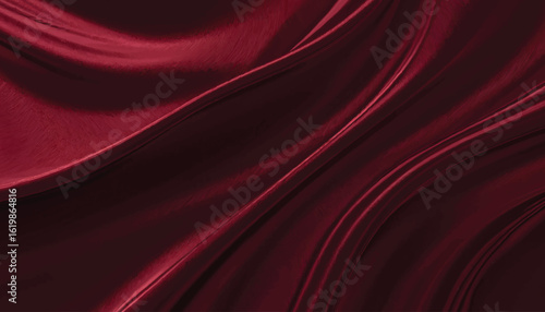 Elegant Red silk satin vector background. Red luxury silk cloth or satin texture with copy text space. Luxury trendy background for presentation, brochure, booklet,poster, banner.