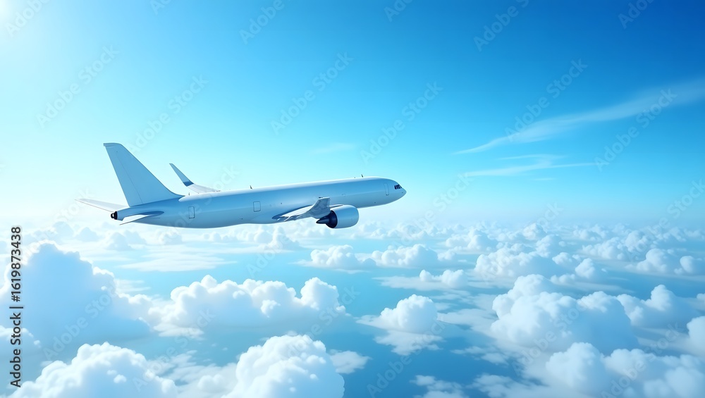 Obraz premium Luxury Jet on Airport Runway