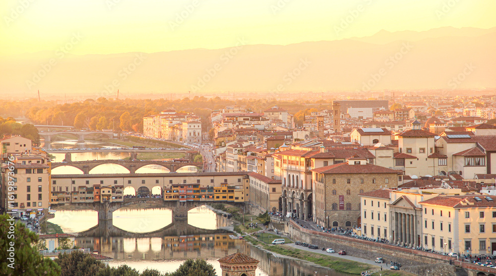 Obraz premium Sunset over Florence