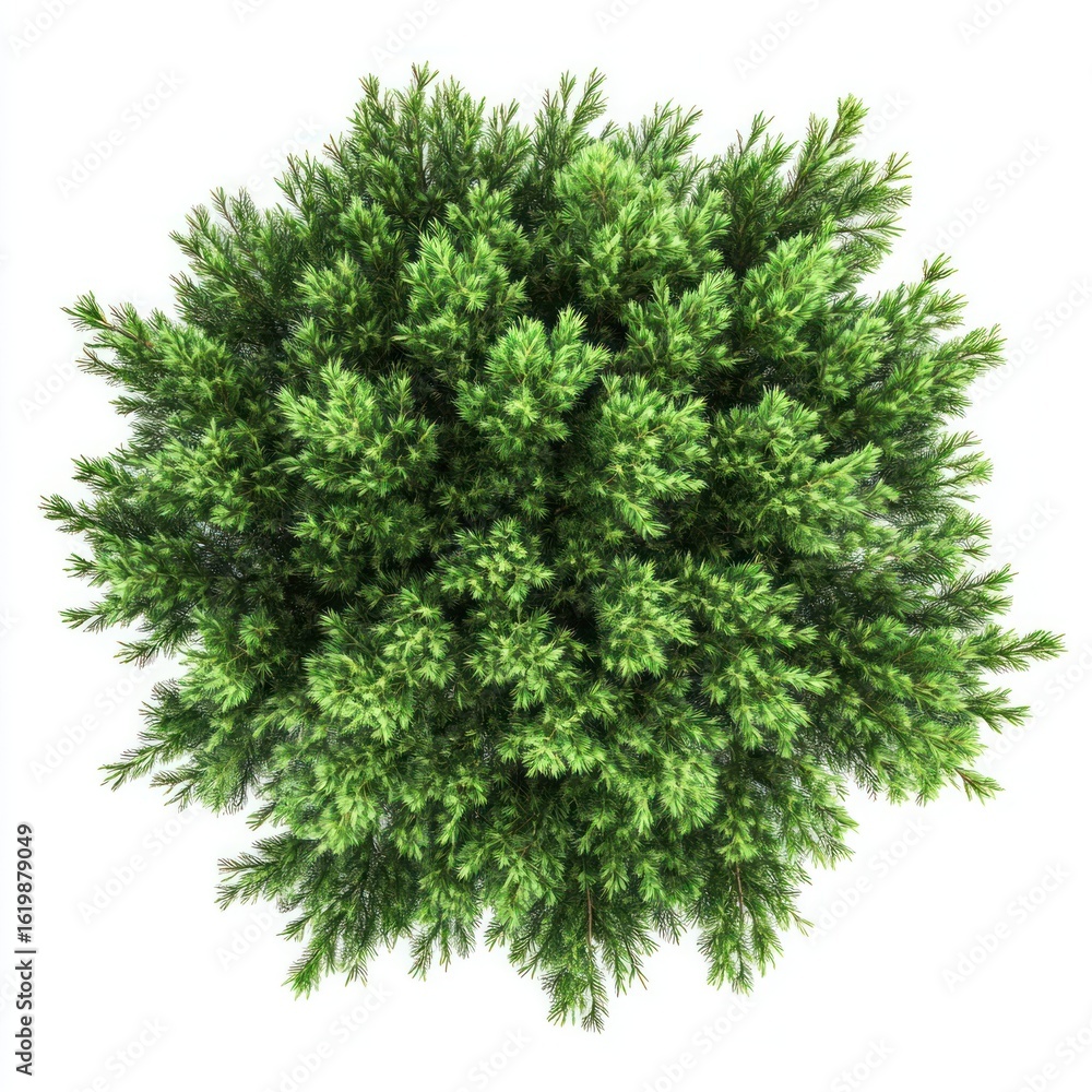 Obraz premium Lush green pine tree top