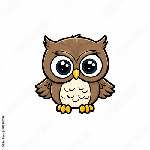 Pastel owl Art for Printing