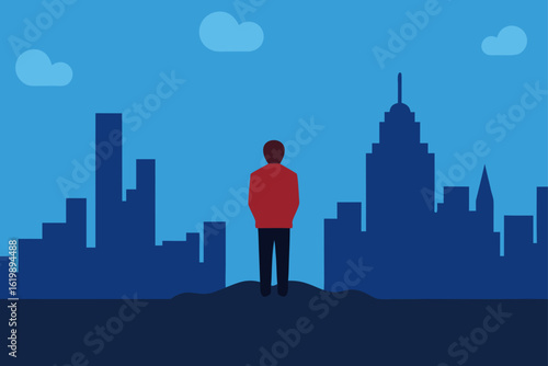 alone with the skyline