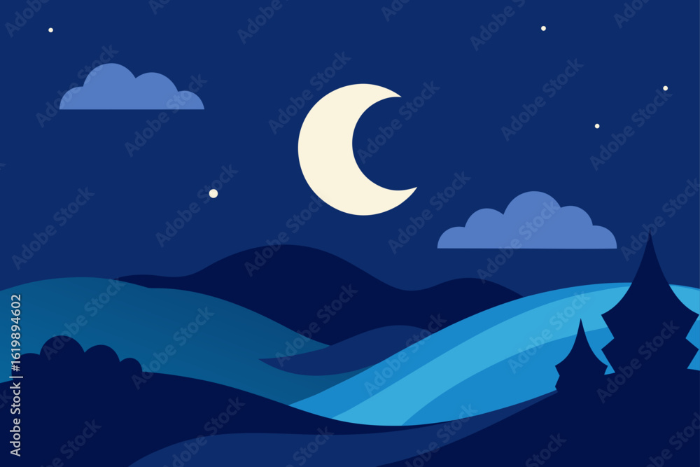 Obraz premium breath of the night breeze
