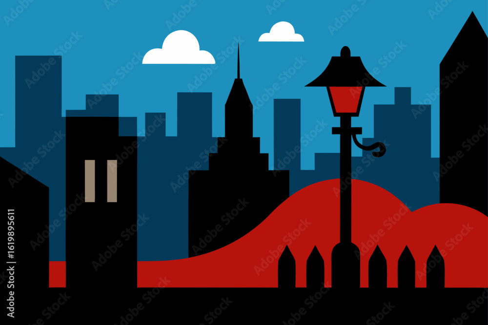 Fototapeta premium where silence meets the city