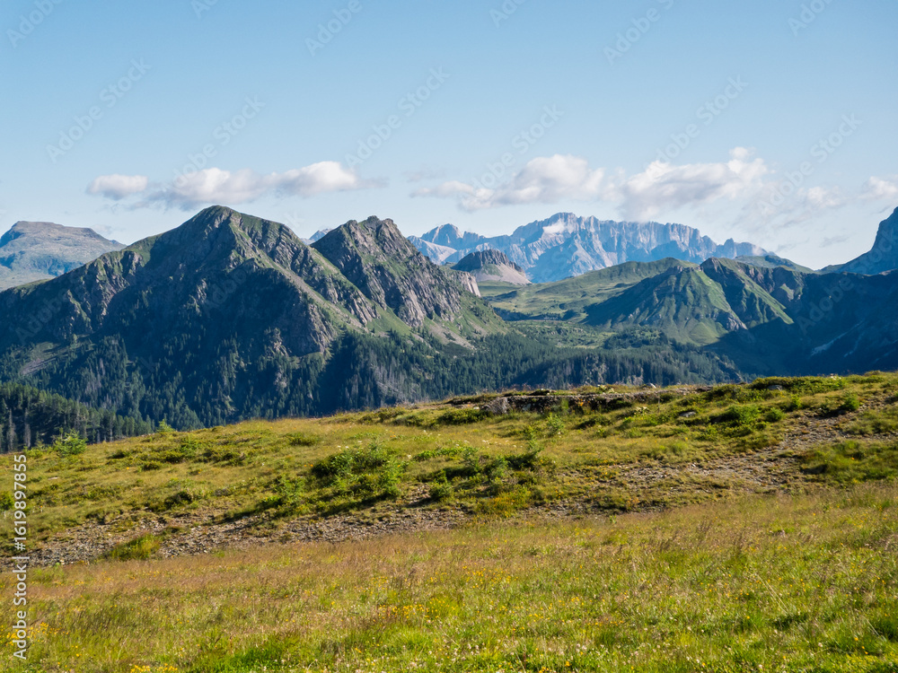 Fototapeta premium Hiking at Cima Tognola - Italy