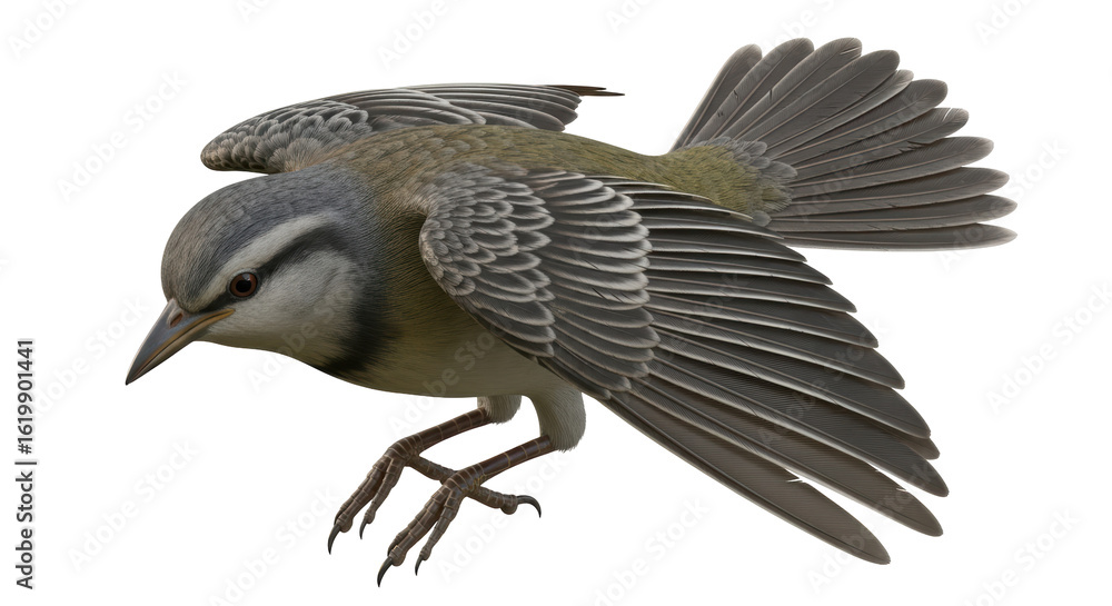 Obraz premium Isolated Bird in Flight