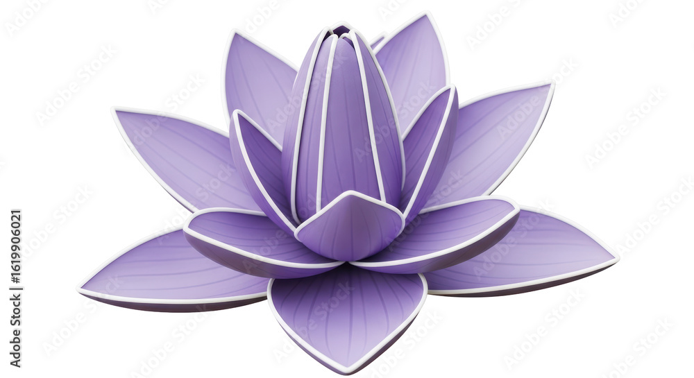 Fototapeta premium Isolated Lotus Flower