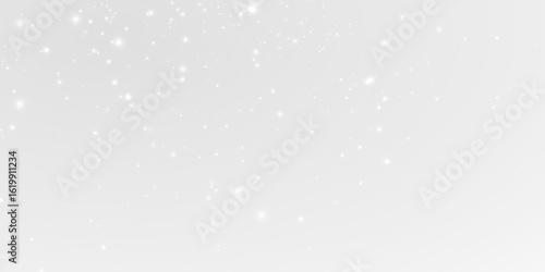 Quadro su tela christmas light effect with glitter sparkle magic dust card white glow