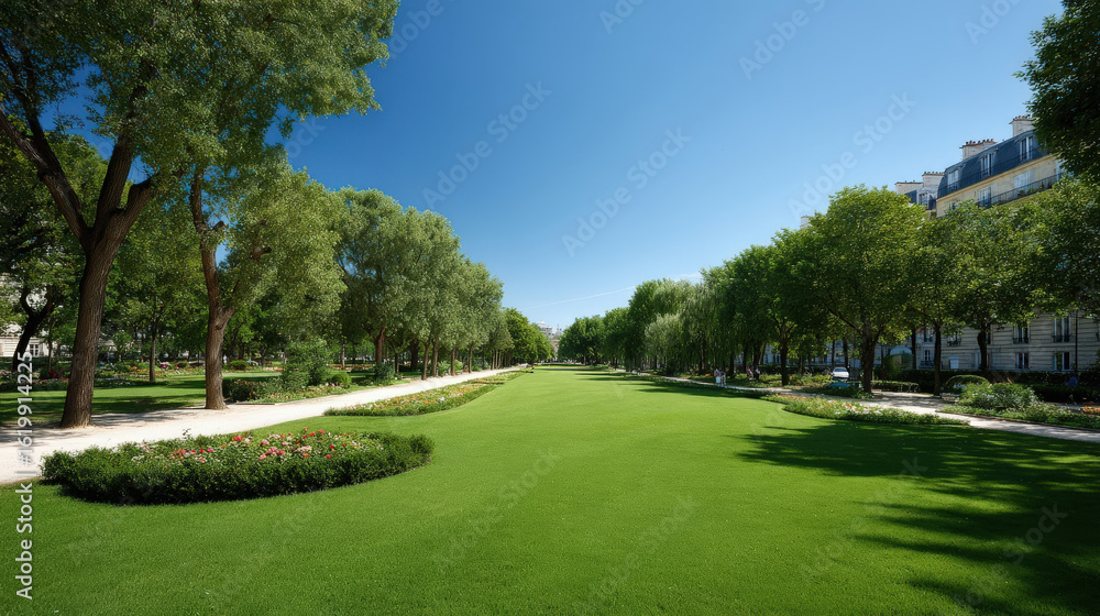 Obraz premium park in the city