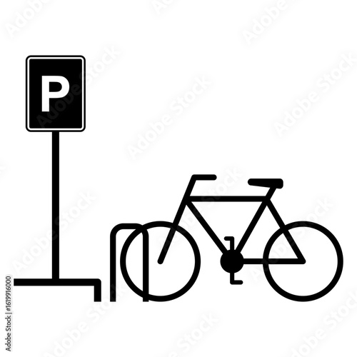 Icono aparcamiento de bicicletas