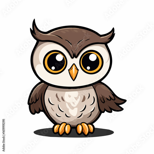 Adorable owl Illustration