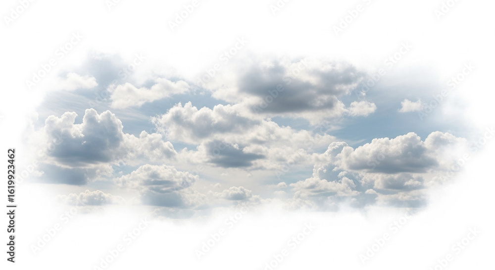 Naklejka premium blue sky with clouds