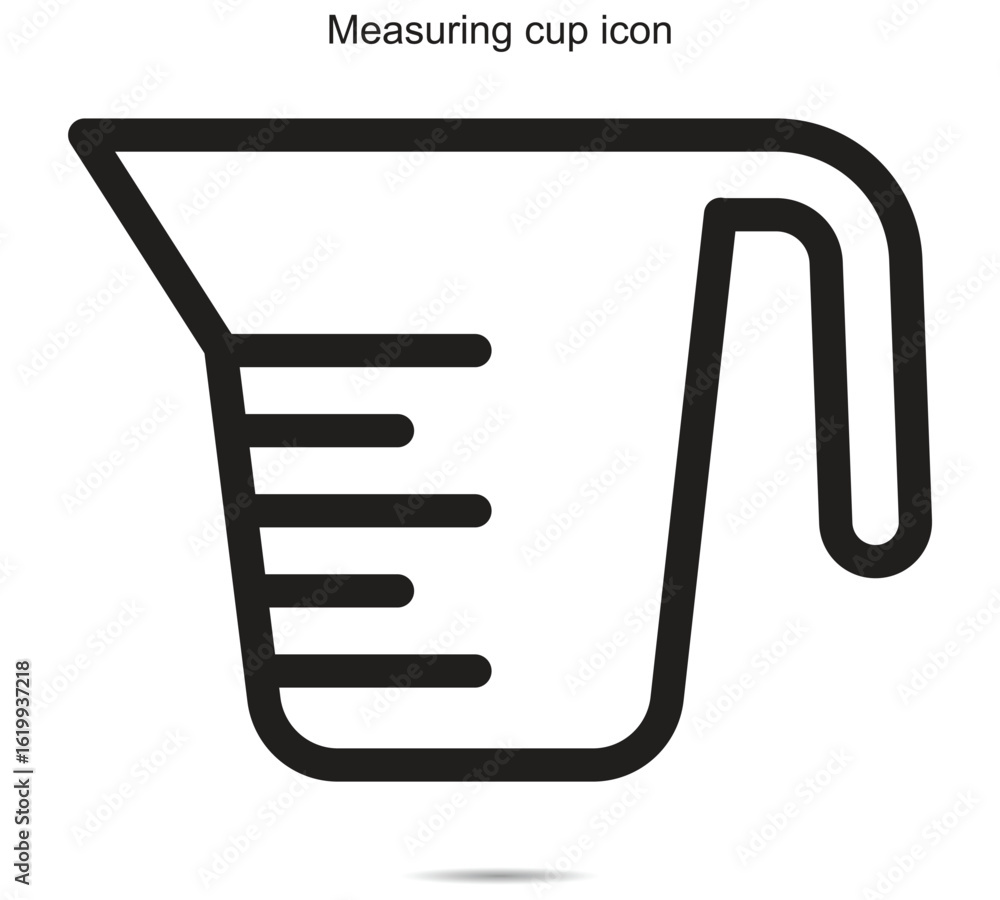 Measuring cup icon Measuring cup icon