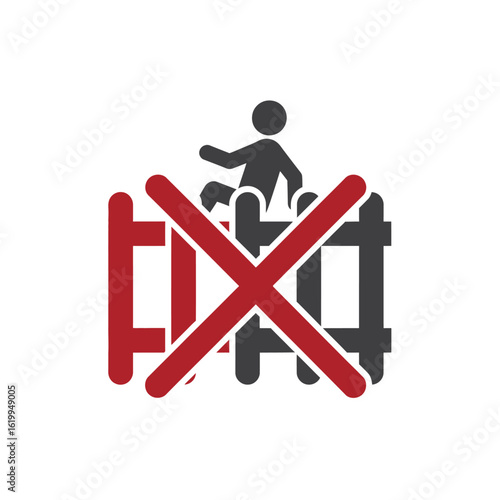 No Trespassing Sign Protecting Property and Boundaries