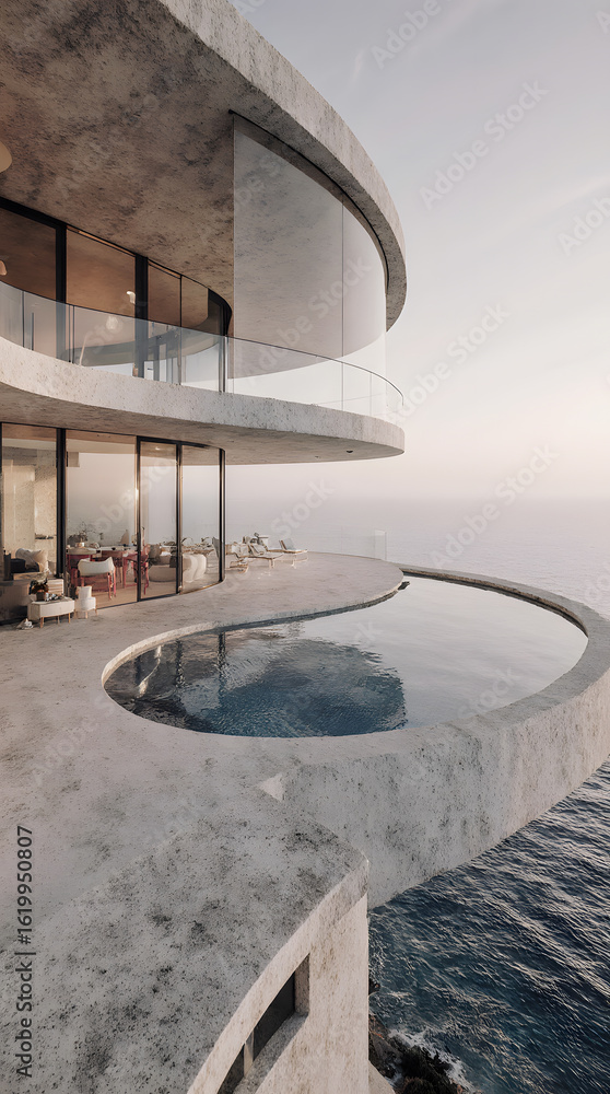 Fototapeta premium A striking piece of futuristic architecture