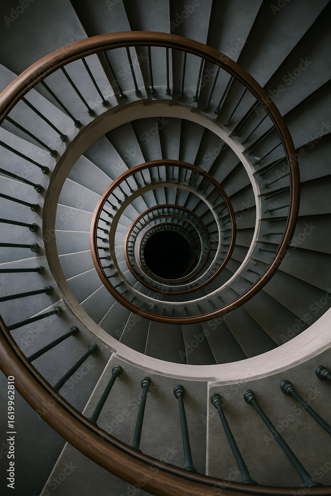 Fototapeta premium Spiral Staircase Motion