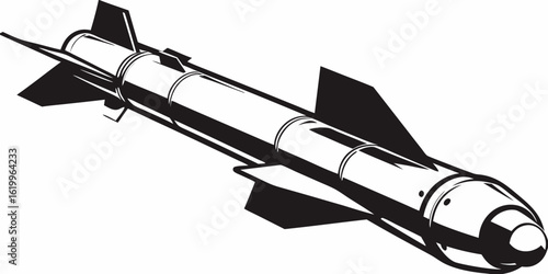 Air-to-Surface Missile Silhouette