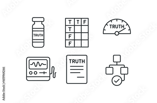 straight perfect stroke icon mono icons style isolated tth sem vial tth table chart tth scale gau tth detection polygraph tth statement log tth validation algorithm