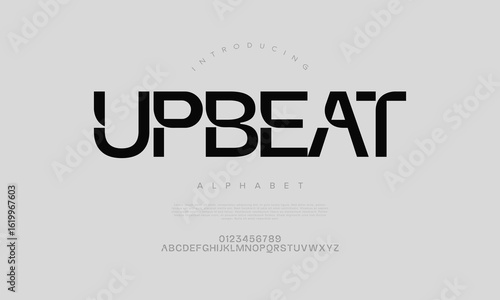 Unique modular sans font with strong structure and futuristic vibe, perfect for headlines and tech brands