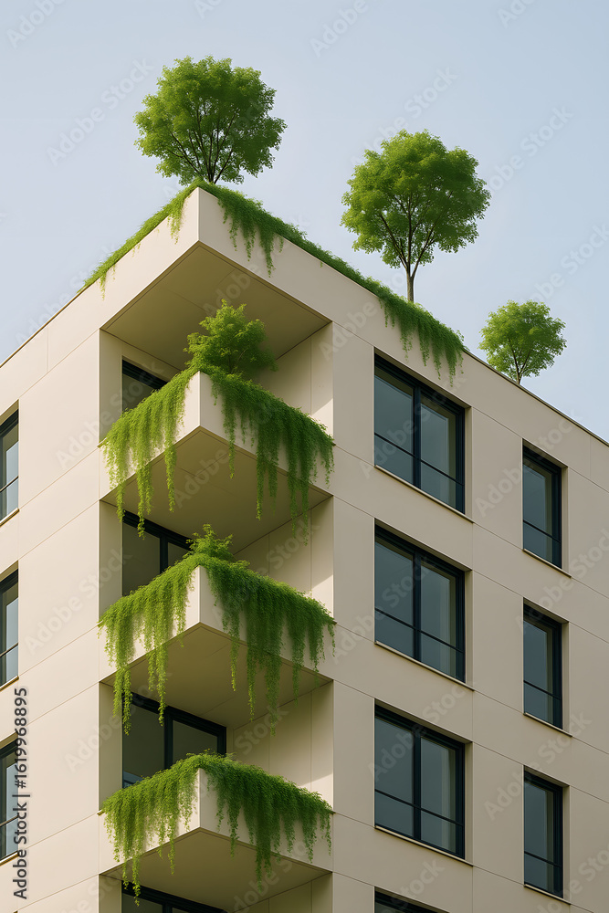 Obraz premium Green Rooftop Oasis