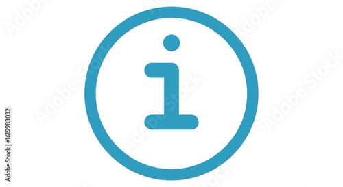 Animated About Icon | Info Symbol for UI/UX and Help Sections

