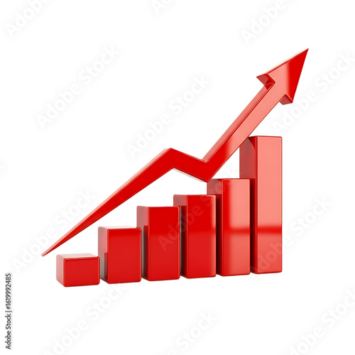 Rising Red Arrow Chart Illustrating Business Growth and Financial Success on Black Background Represents Positive Trends Free Download Rising Red Arrow Chart Illustrating Business Growth and Financial Success on Black Background Represents Positive Trends - GFXLoad