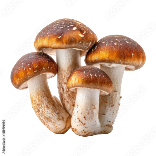 Fresh shiitake mushrooms with rich brown cap and white stem, perfect for culinary dishes. Their unique flavor adds depth to various recipes