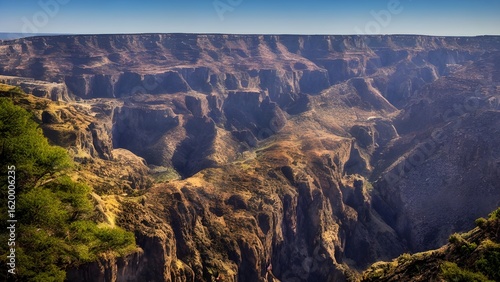Grand Canyon National Park view with the Colorado River cutting through the vast desert landscape of Arizona