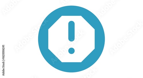 Animated Alert Sign Icon | Warning or Caution Symbol for UI/UX Design

