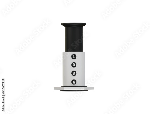 aeropress icon 3d illustration render