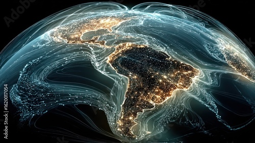 Global Network A Visualization of Interconnectedness