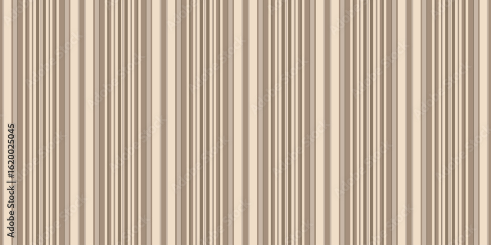 Obraz premium Elegant beige and brown vertical stripes create a sophisticated, seamless pattern ideal for backgrounds, textures, or website design.